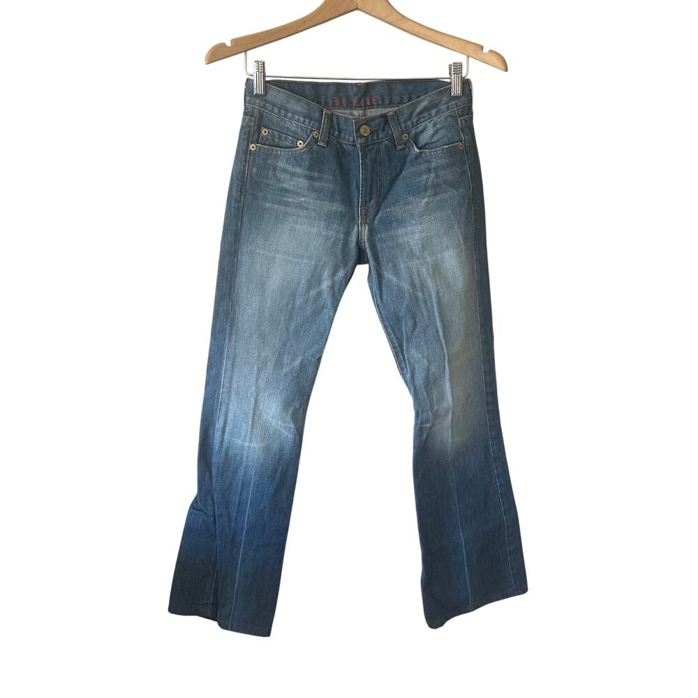 Paul & Joe Blue Faded Straight Leg Jeans Size 26